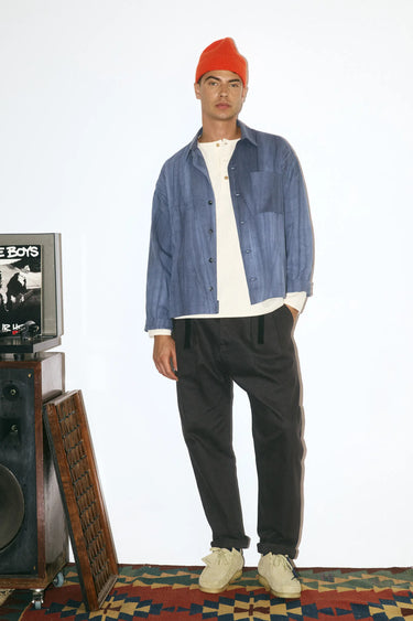 GREY TWILL PATTON PANTS 7.0
