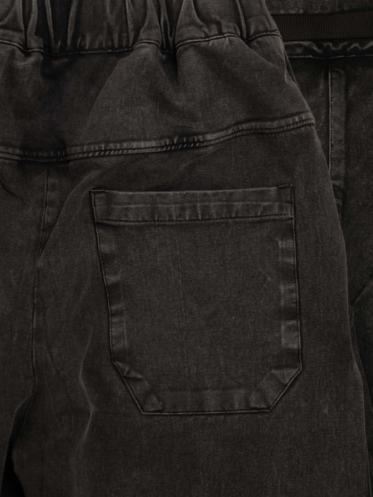 BLACK WASH DOUBLE-KNIT PATTON