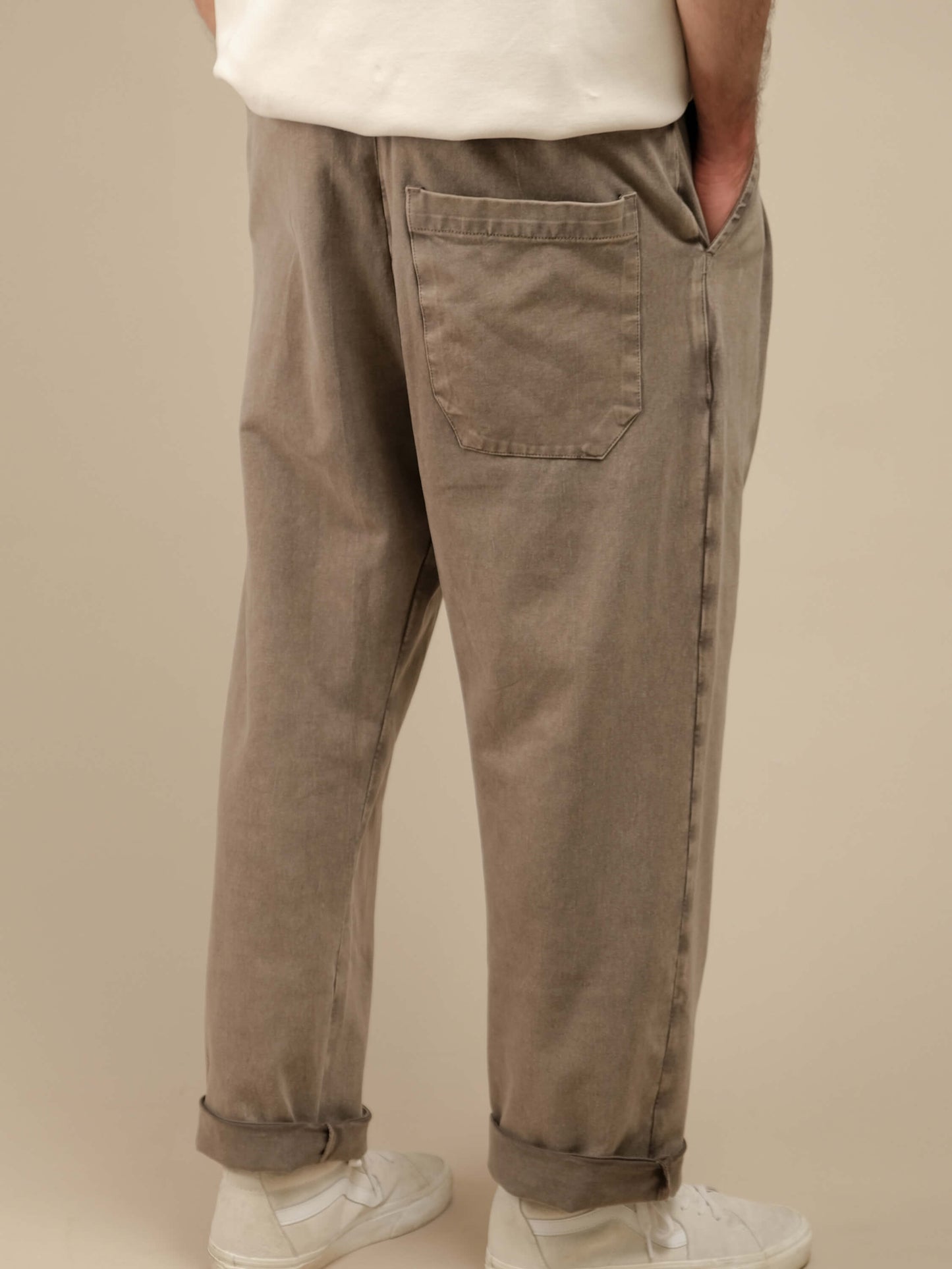 COFFEE WASH DOUBLE-KNIT PATTON