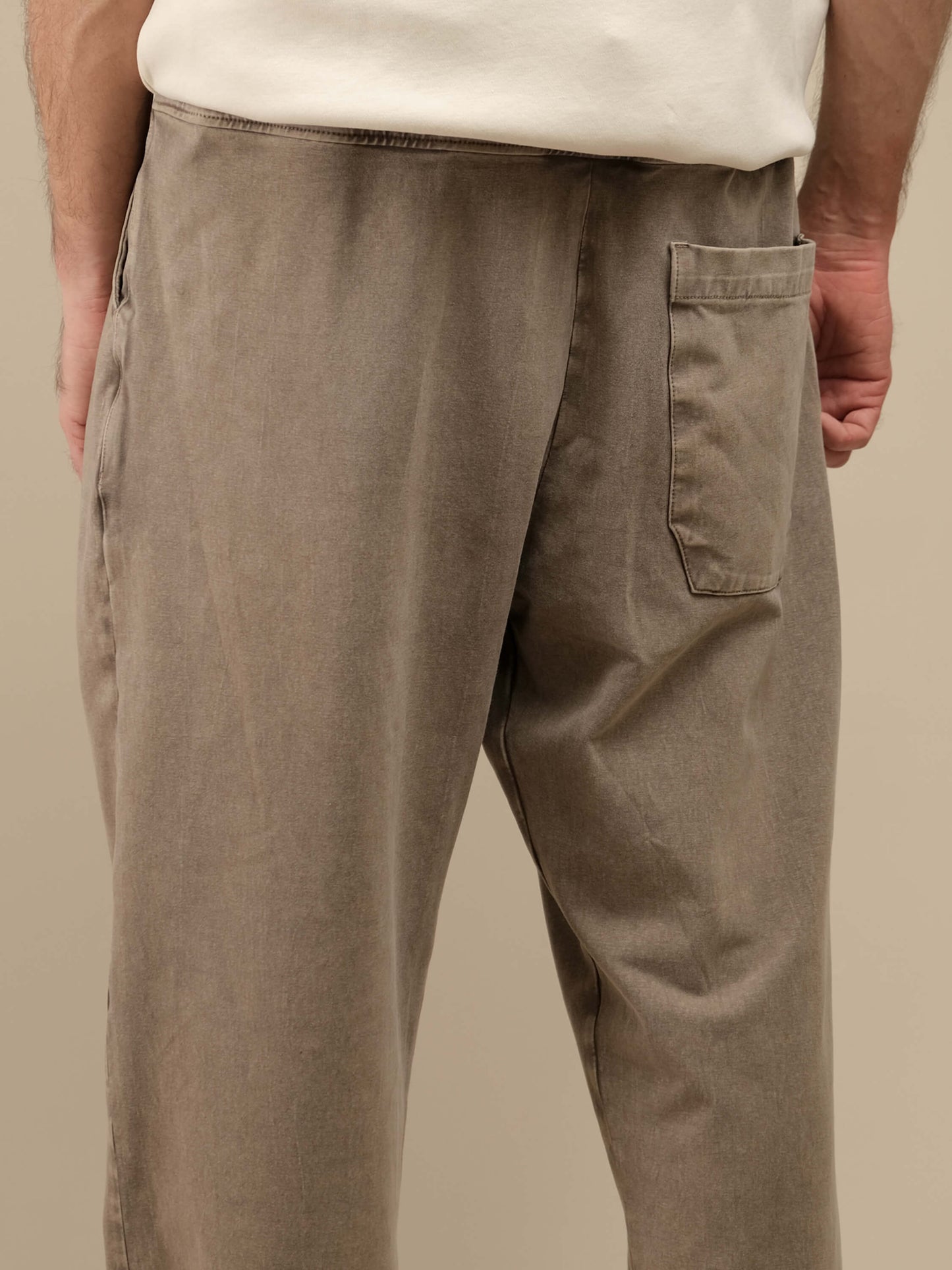 COFFEE WASH DOUBLE-KNIT PATTON