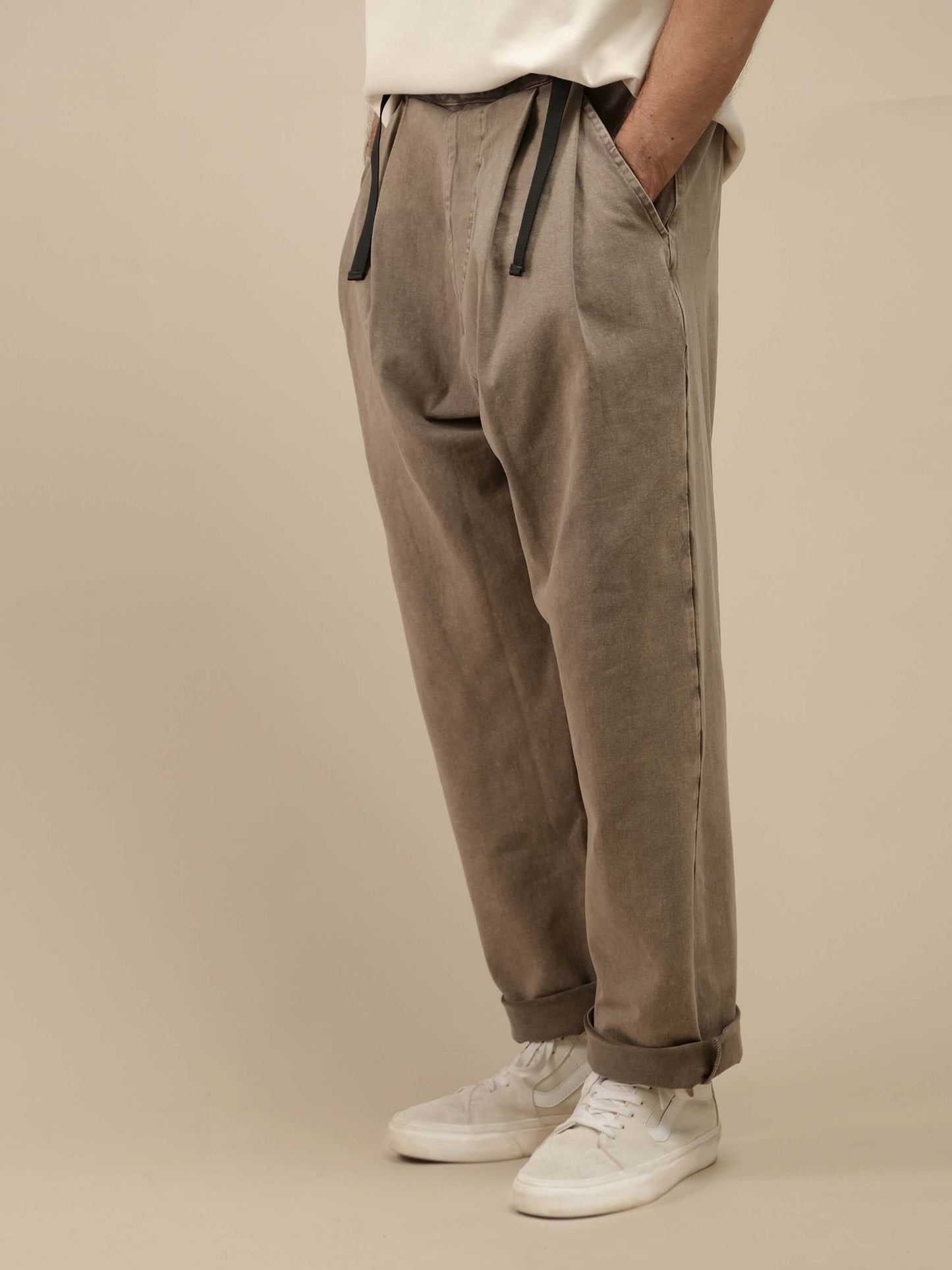 COFFEE WASH DOUBLE-KNIT PATTON