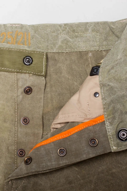 MEN'S DESIGNER ARMY CARROT PANTS 3.0 – UPCYCLED MILITARY CANVAS