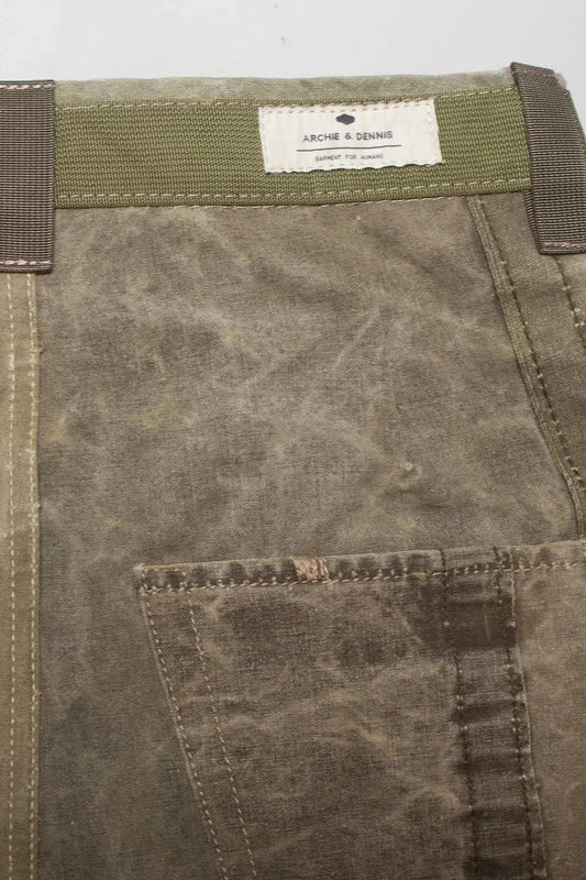 MEN'S DESIGNER ARMY CARROT PANTS 3.0 – UPCYCLED MILITARY CANVAS