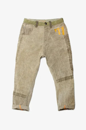 MEN'S DESIGNER ARMY CARROT PANTS 3.0 – UPCYCLED MILITARY CANVAS