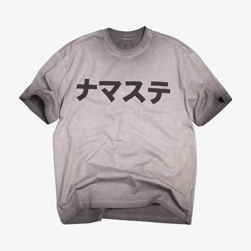 NAMASTE T-SHIRT GREY FADE - HAVIE MNFCT.
