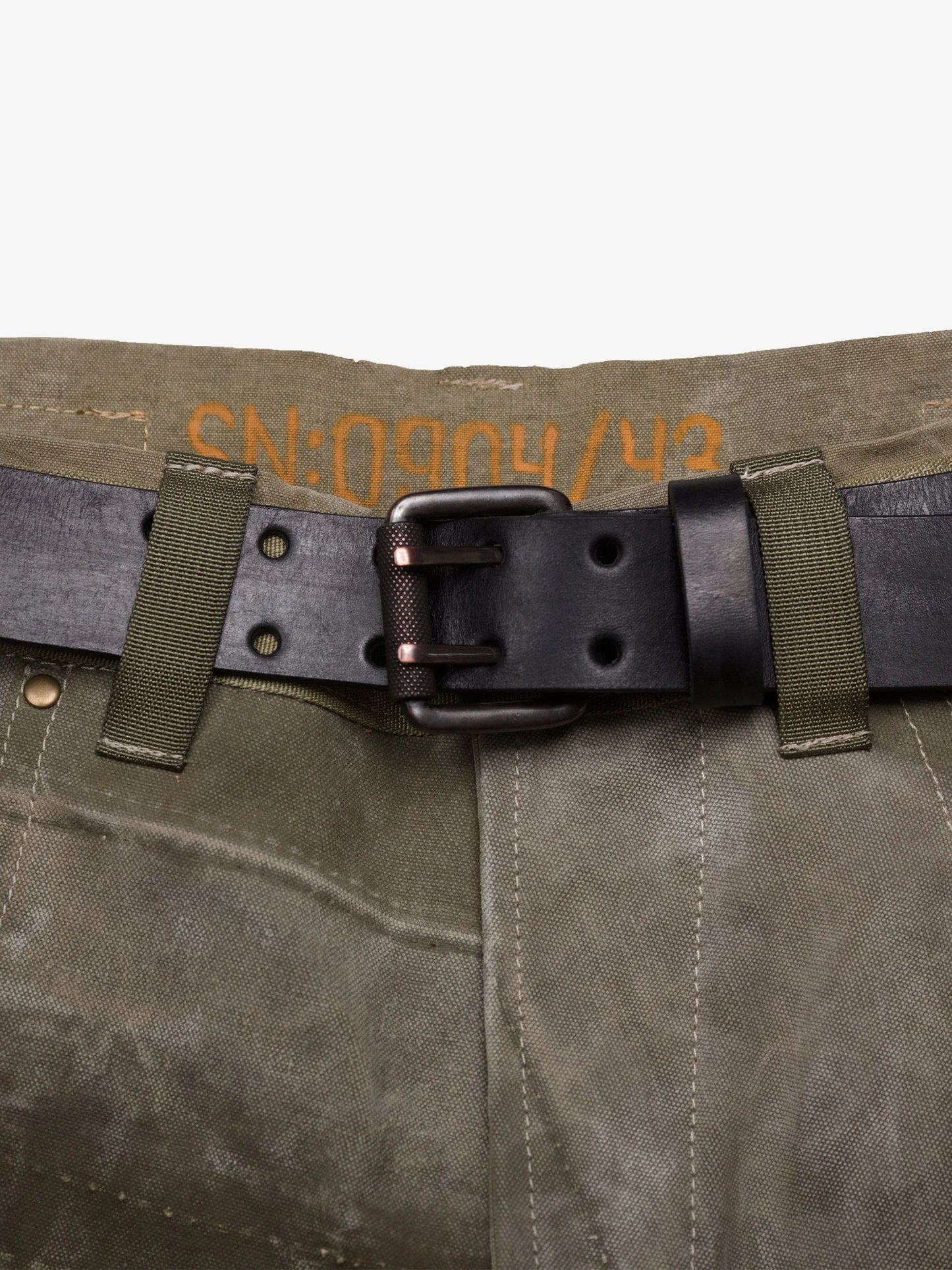 DOUBLE PRONG LEATHER BELT - HAVIE MNFCT.