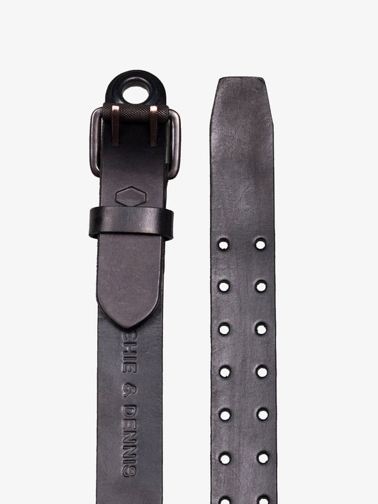 DOUBLE PRONG LEATHER BELT - HAVIE MNFCT.