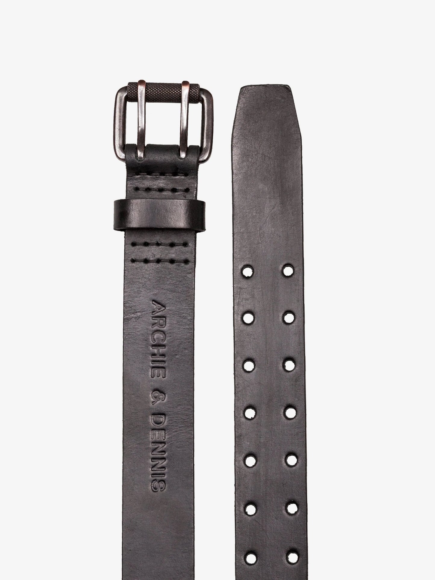 DOUBLE PRONG LEATHER BELT - HAVIE MNFCT.
