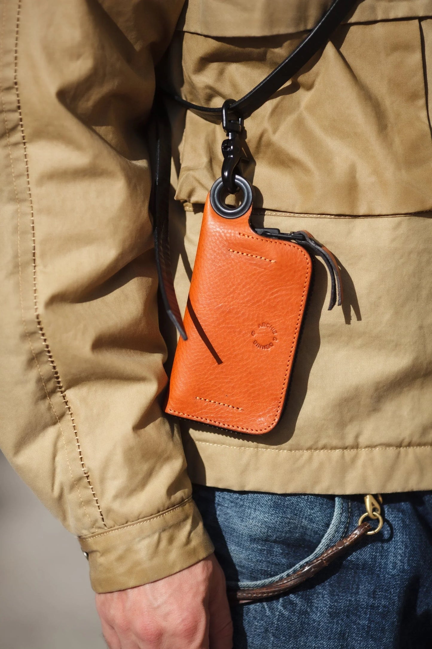 Brat Zipper Wallet Rust - HAVIE MNFCT.