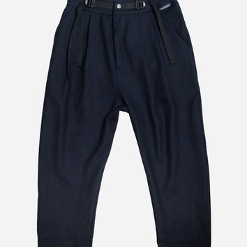 NAVY JACQUARD PATTON PANTS 4.0 - HAVIE MNFCT.