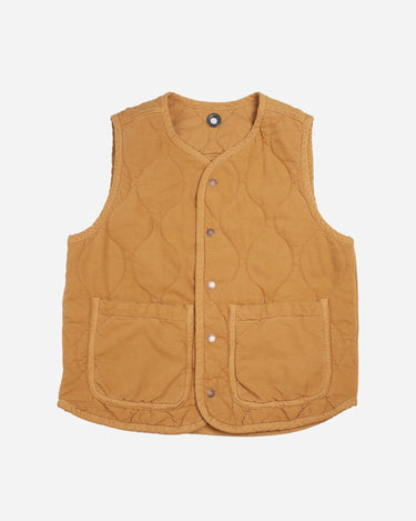 MUSTARD QUILTED VEST - HAVIE MNFCT.