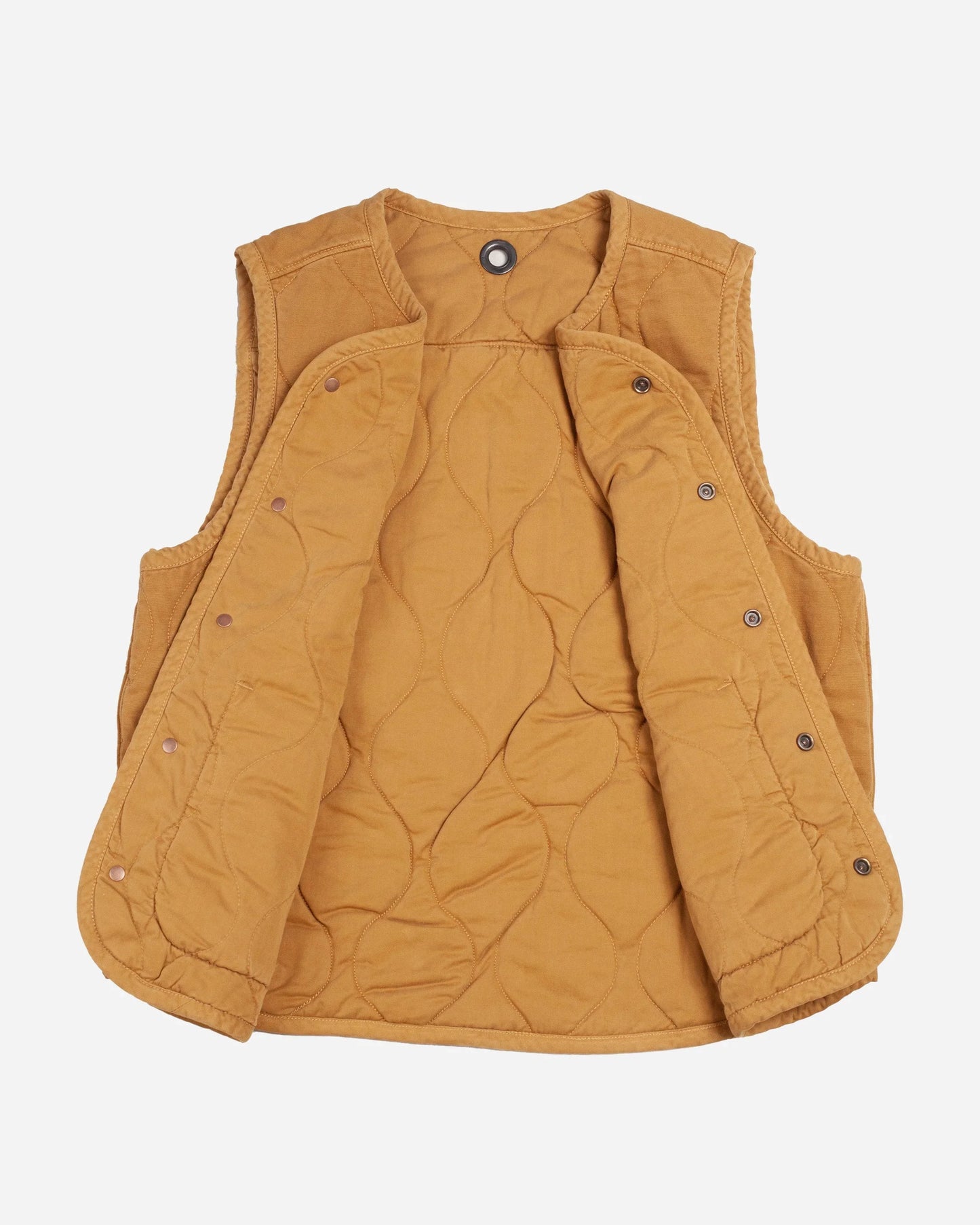 MUSTARD QUILTED VEST - HAVIE MNFCT.