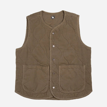 GREEN QUILTED VEST - HAVIE MNFCT.
