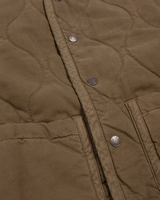 GREEN QUILTED VEST - HAVIE MNFCT.