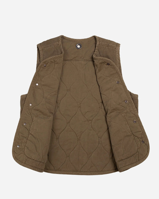 GREEN QUILTED VEST - HAVIE MNFCT.