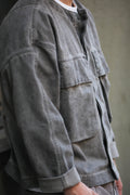 GRAY OVERLAY JACKET
