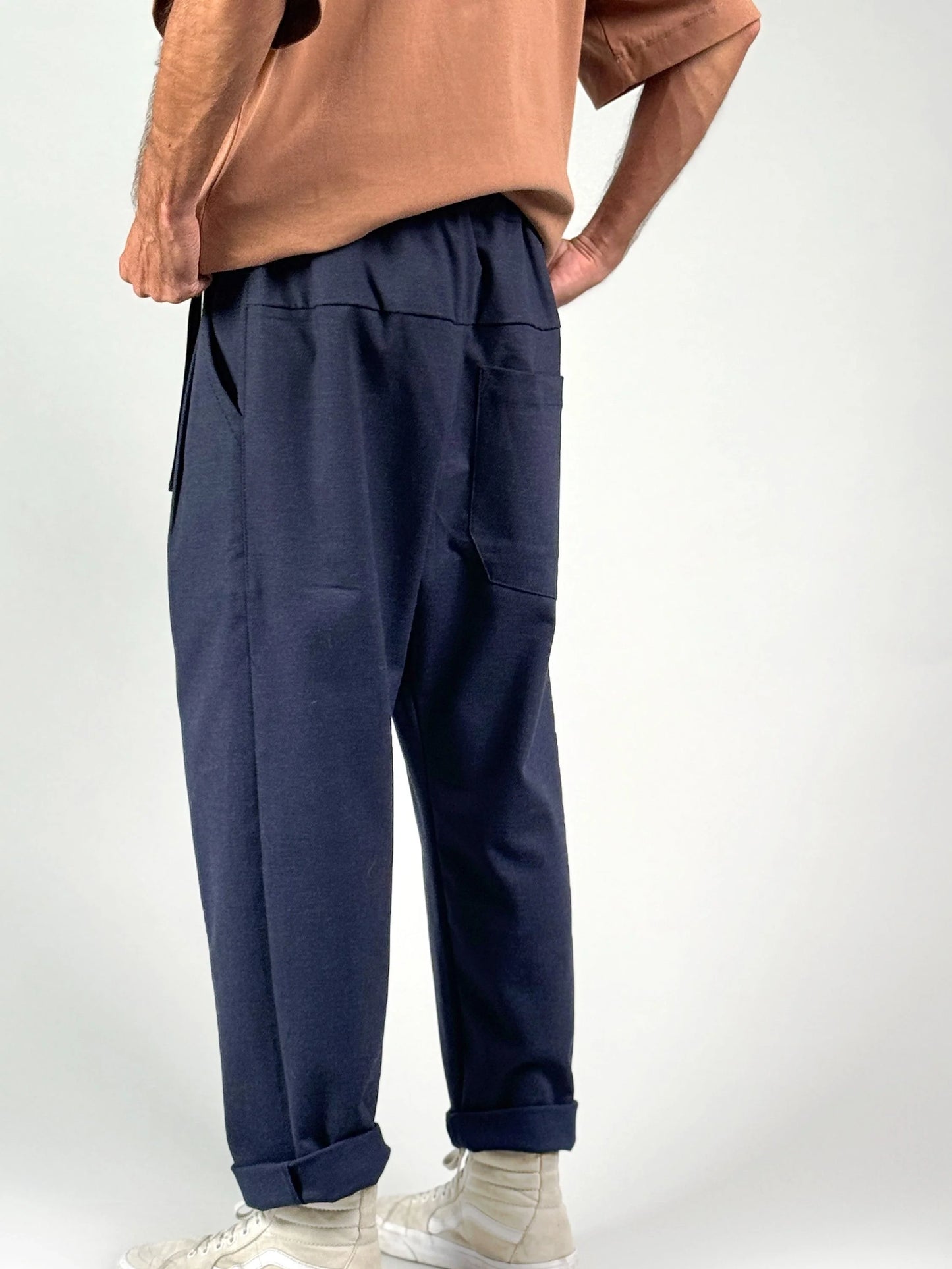 INDIGO JACQUARD PATTON PANTS 4.0 - HAVIE MNFCT.