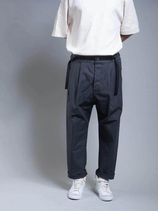 GREY HERRINGBONE PATTON PANTS 3.0 - HAVIE MNFCT.