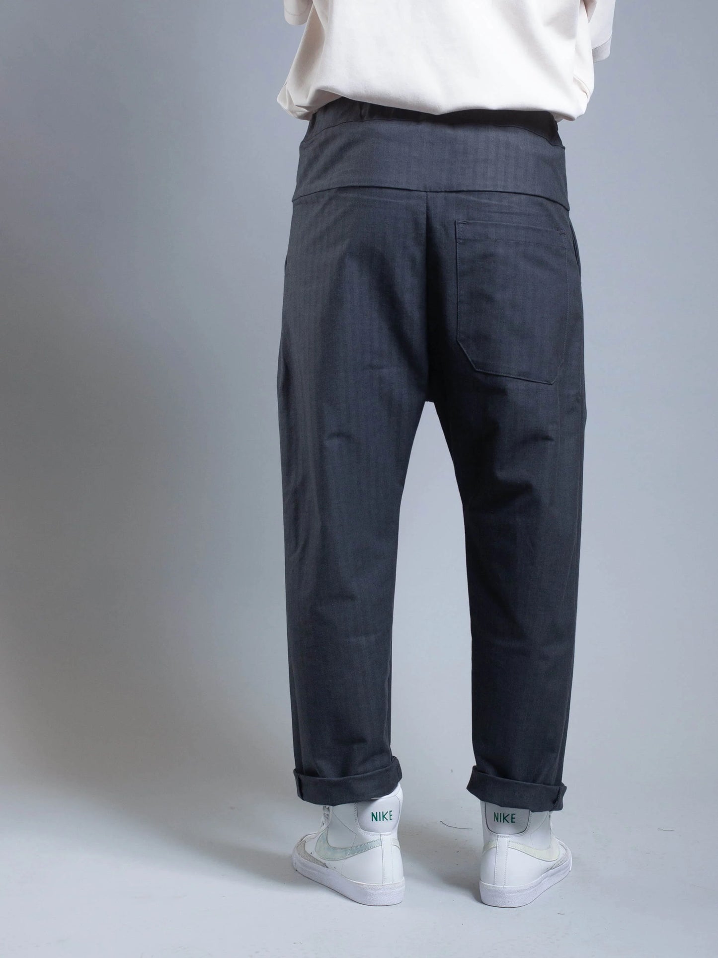 GREY HERRINGBONE PATTON PANTS 3.0 - HAVIE MNFCT.