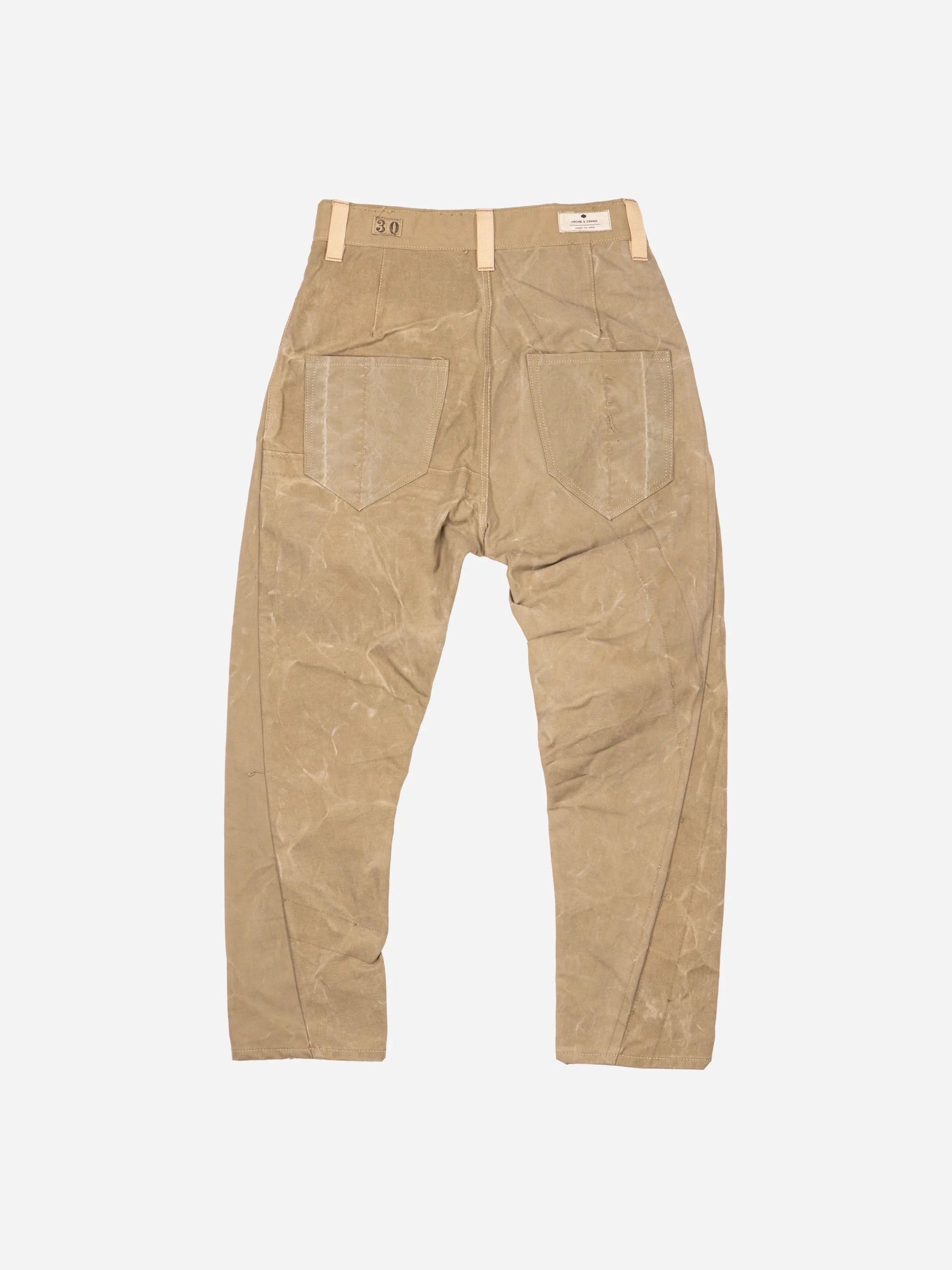 MEN'S DESIGNER ARMY CARROT PANTS 6.0 – UPCYCLED MILITARY CANVAS