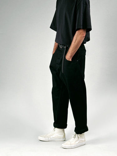 BLACK SELVEDGE DENIM PANTS - HAVIE MNFCT.