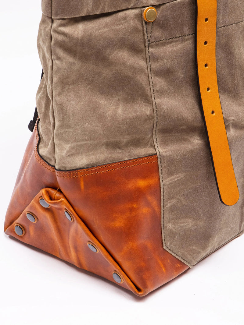 BENZIN TOTE LEATHER BOTTOM - HAVIE MNFCT.