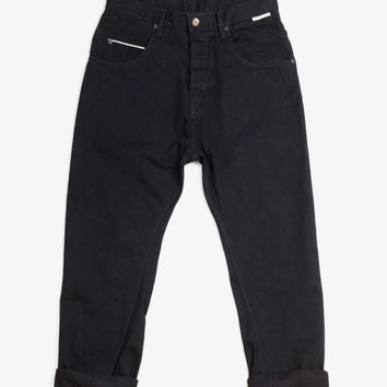 BLACK SELVEDGE DENIM PANTS - HAVIE MNFCT.