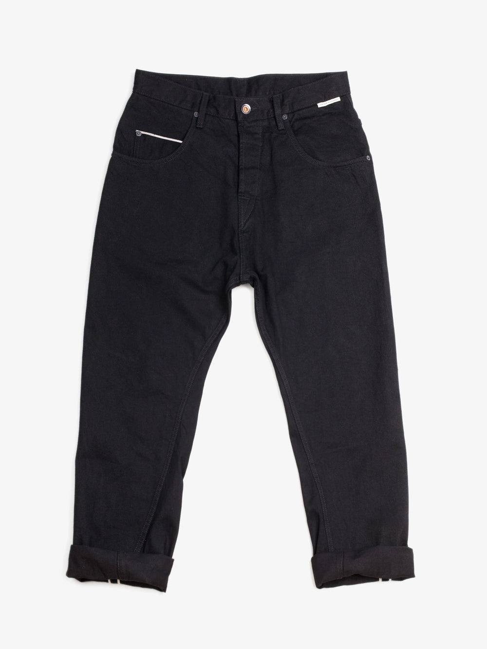 BLACK SELVEDGE DENIM PANTS - HAVIE MNFCT.
