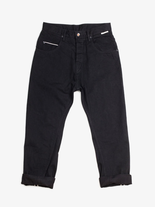 BLACK SELVEDGE DENIM PANTS - HAVIE MNFCT.