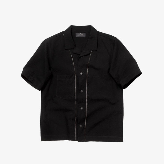 BLACK BOWLING SHIRT - HAVIE MNFCT.