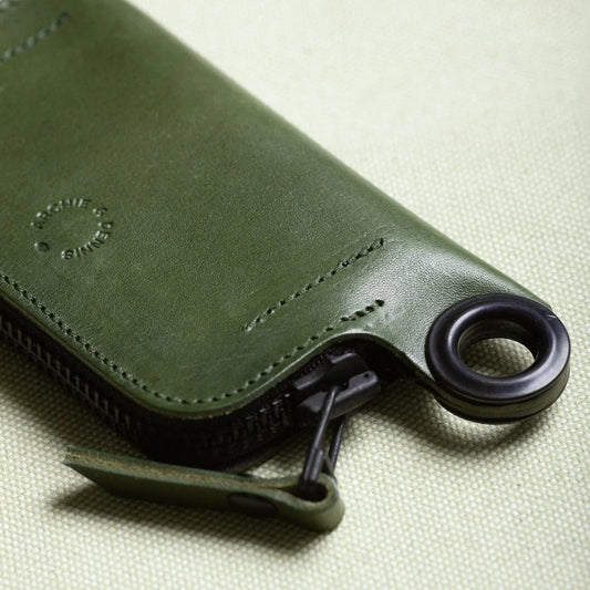 Brat Zipper Wallet Green - HAVIE MNFCT.