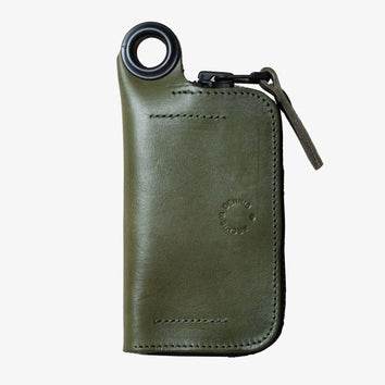 Brat Zipper Wallet Green - HAVIE MNFCT.
