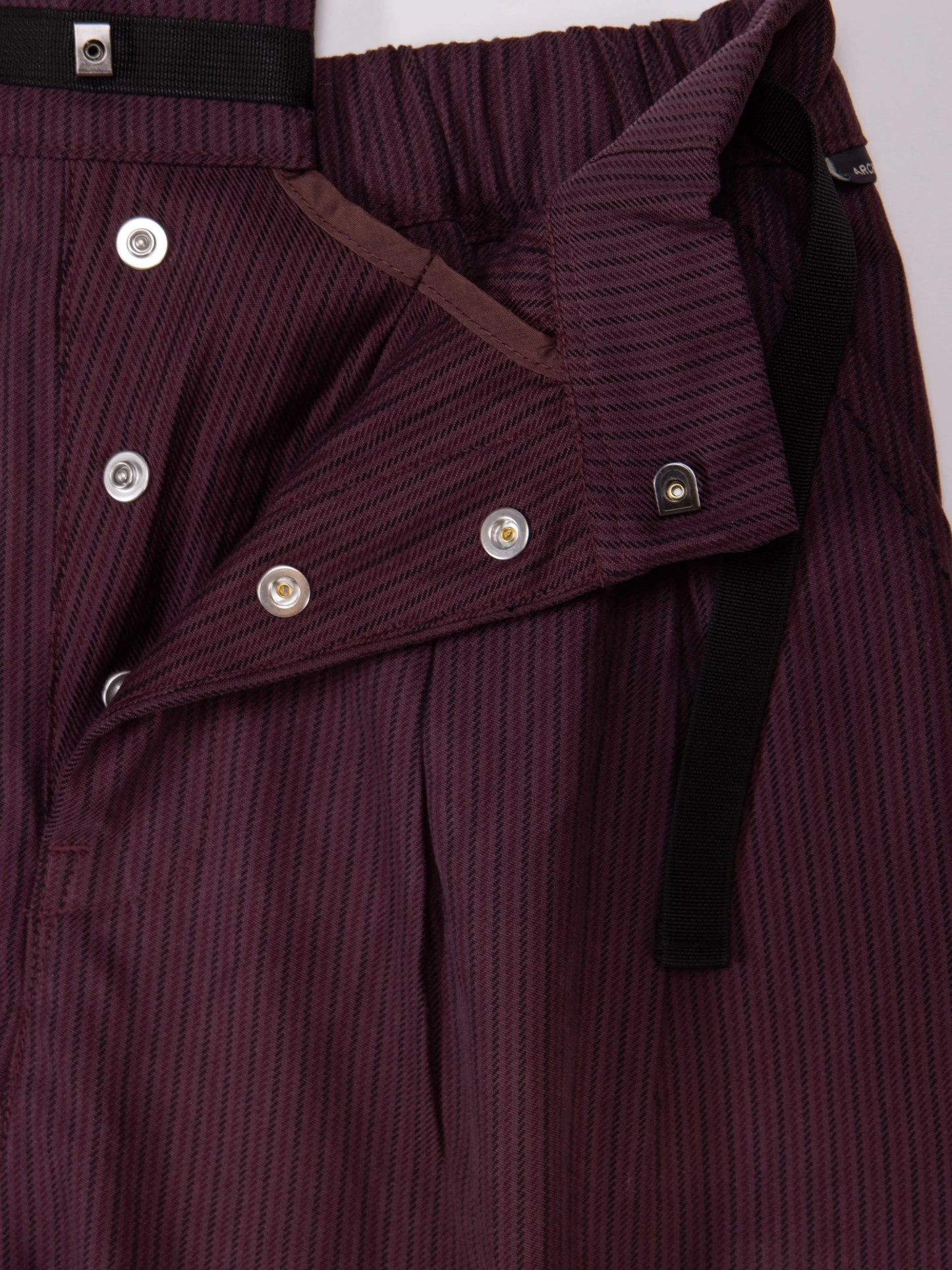 BURGUNDY HERRINGBONE PATTON PANTS 4.0 - HAVIE MNFCT.
