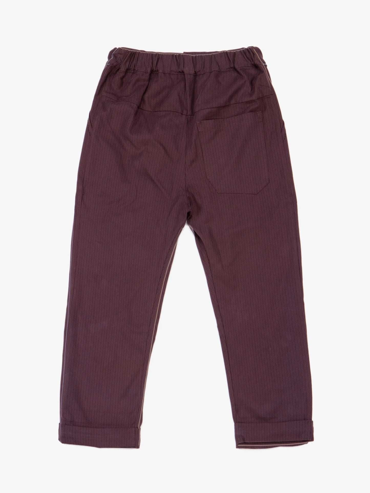 BURGUNDY HERRINGBONE PATTON PANTS 4.0 - HAVIE MNFCT.