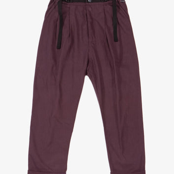 BURGUNDY HERRINGBONE PATTON PANTS 4.0 - HAVIE MNFCT.