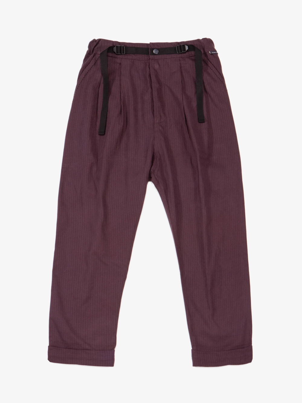 BURGUNDY HERRINGBONE PATTON PANTS 4.0 - HAVIE MNFCT.