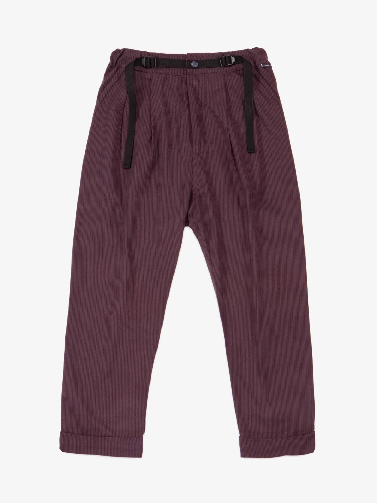 BURGUNDY HERRINGBONE PATTON PANTS 4.0 - HAVIE MNFCT.
