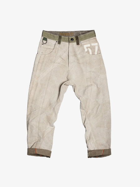 MEN'S DESIGNER ARMY CARROT PANTS 4.0 – UPCYCLED MILITARY CANVAS