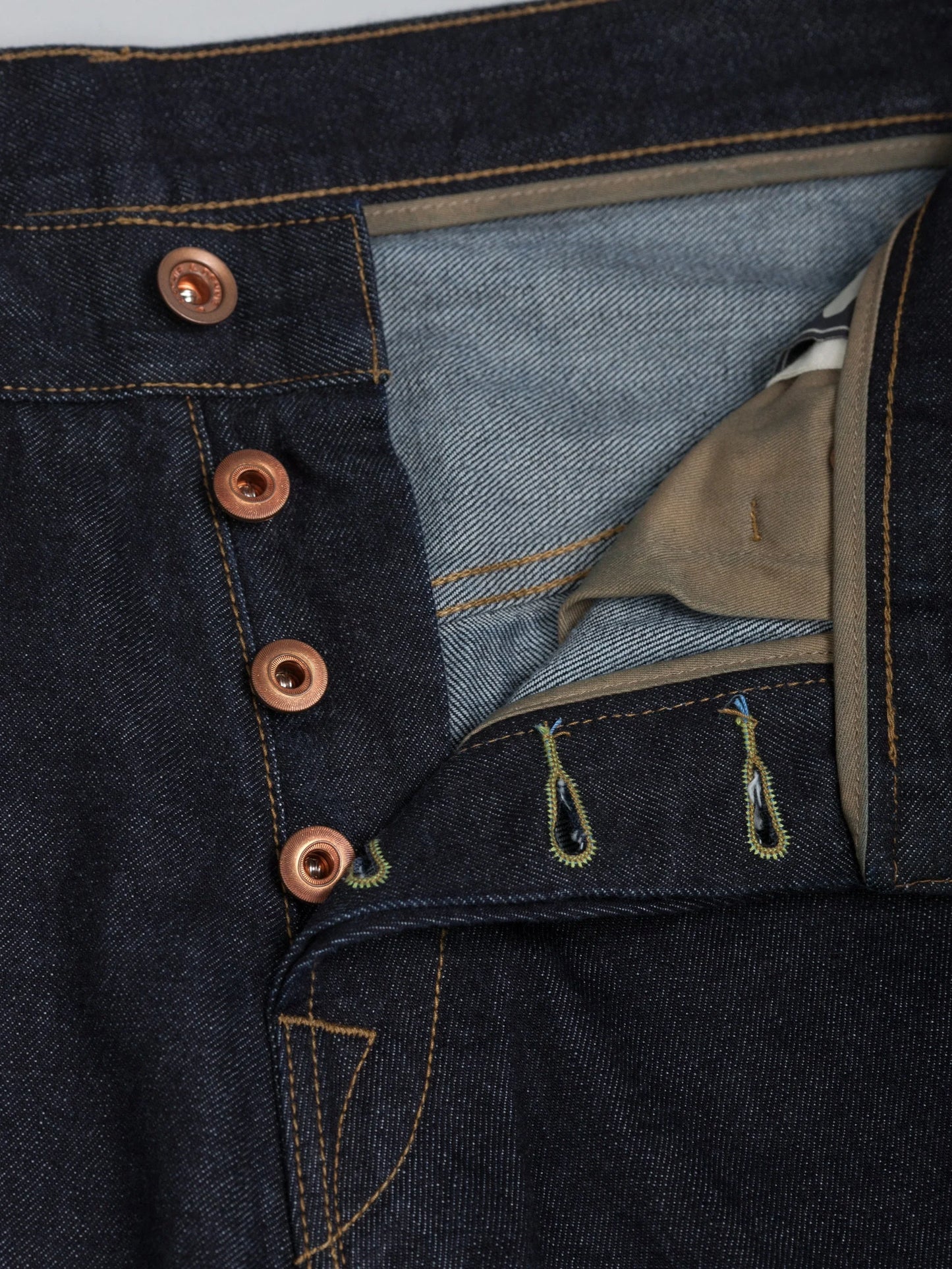 BLUE SELVEDGE DENIM PANTS - HAVIE MNFCT.