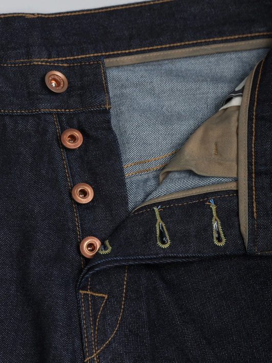 BLUE SELVEDGE DENIM PANTS - HAVIE MNFCT.