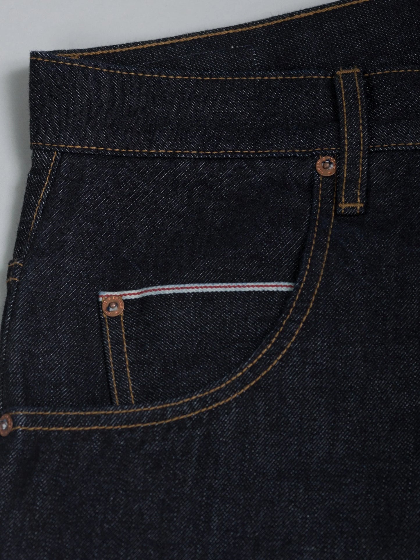 BLUE SELVEDGE DENIM PANTS - HAVIE MNFCT.