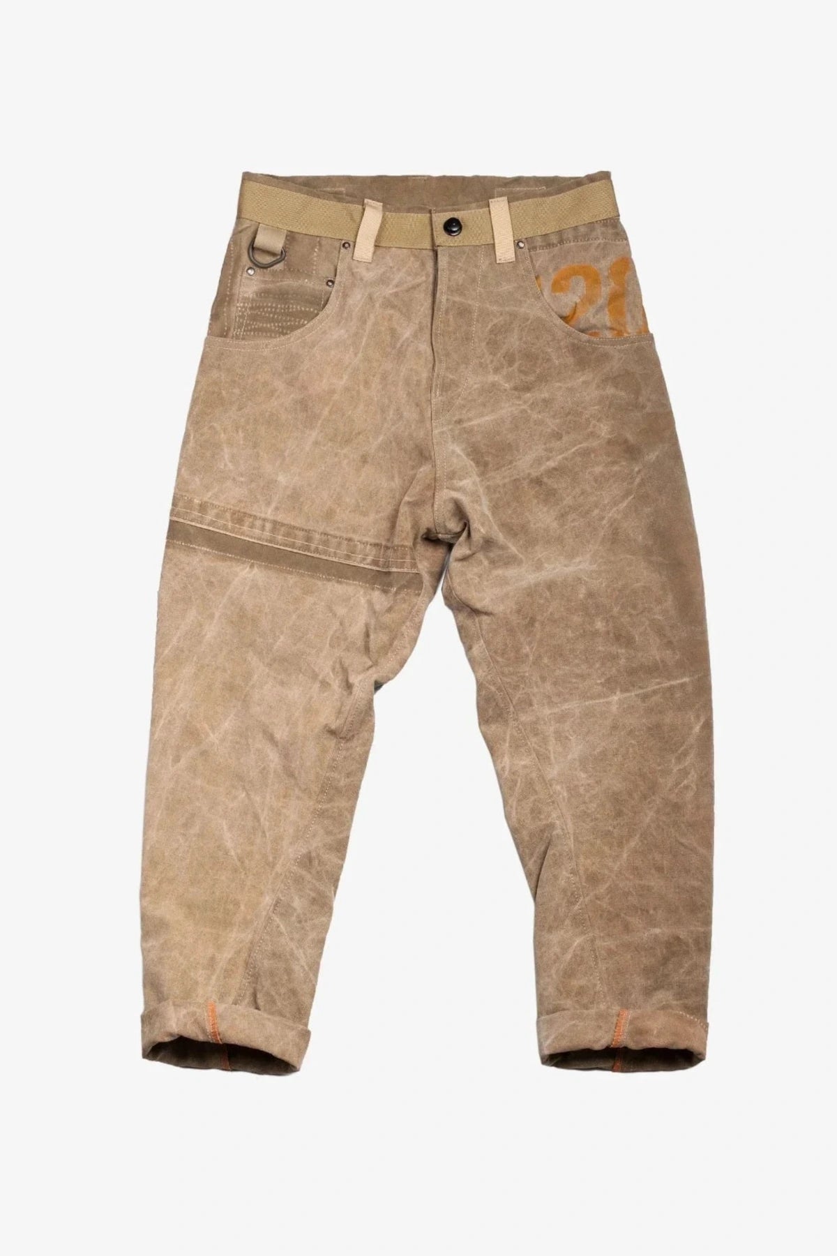 MEN'S DESIGNER ARMY CARROT PANTS 5.0 – UPCYCLED MILITARY CANVAS