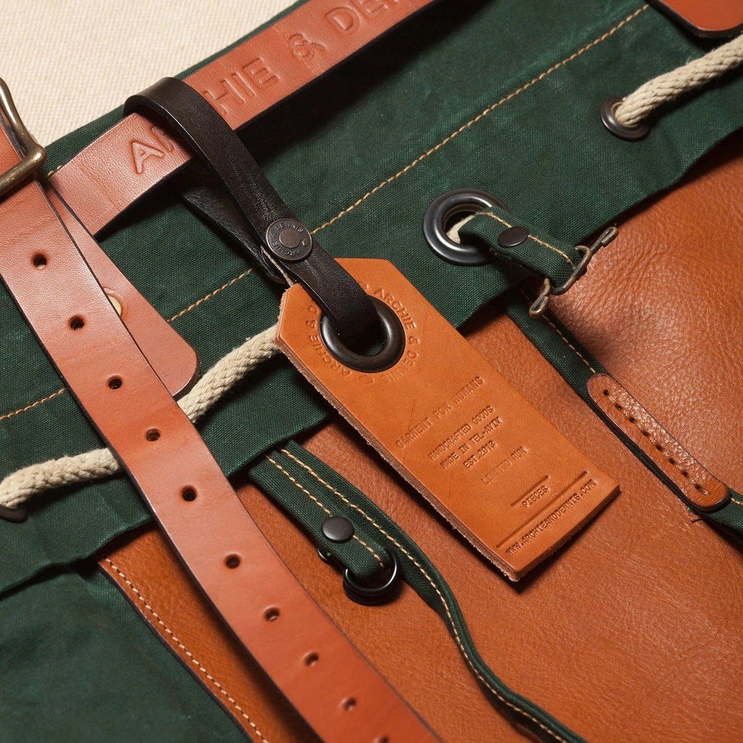 BENZIN TOTE DARK GREEN - HAVIE MNFCT.