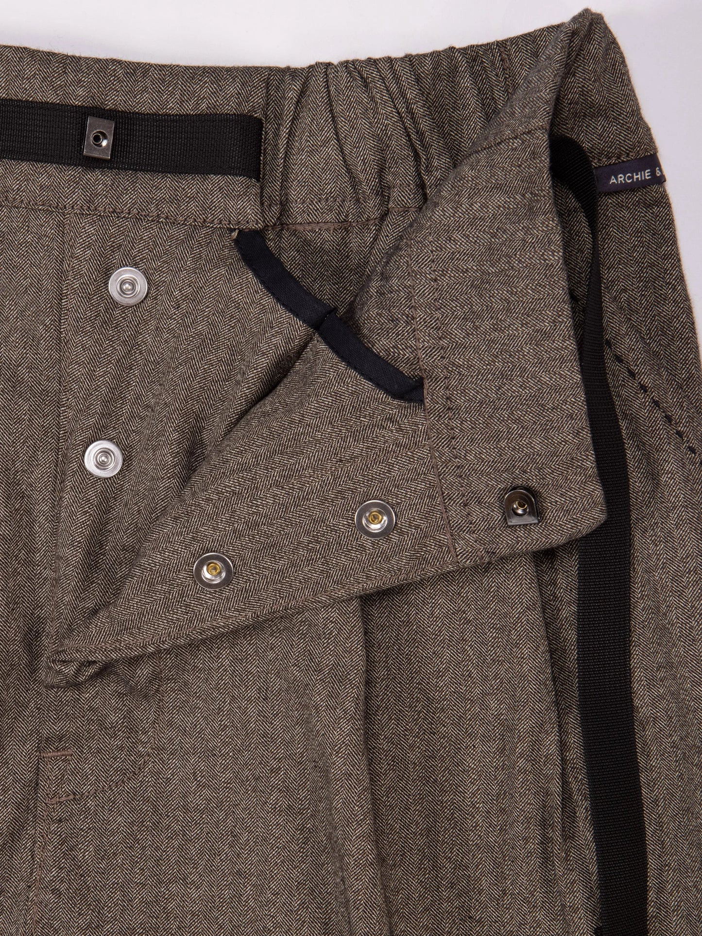 TOBACO HERRINGBONE PATTON PANTS 6.0 - HAVIE MNFCT.