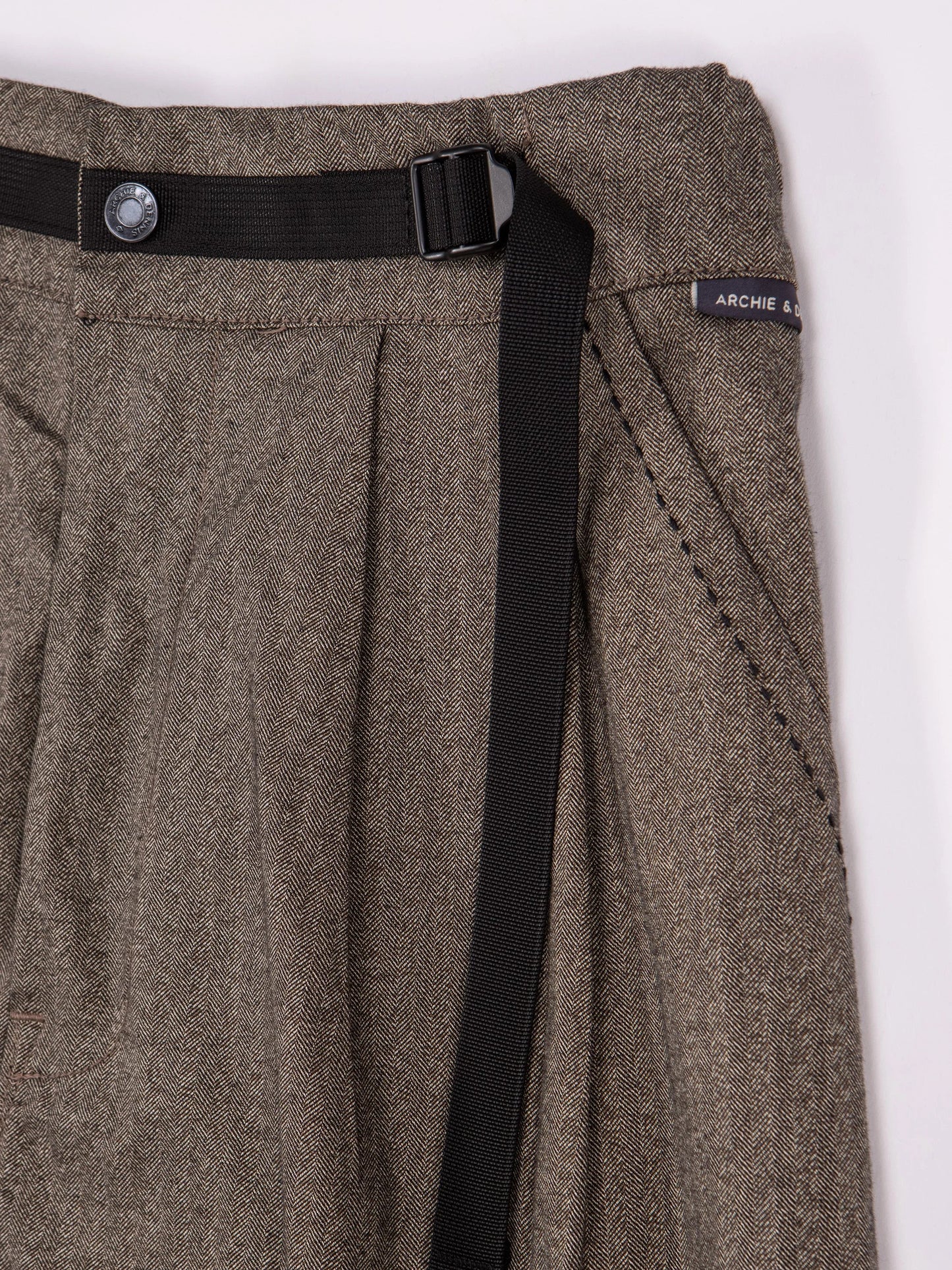 TOBACO HERRINGBONE PATTON PANTS 6.0 - HAVIE MNFCT.