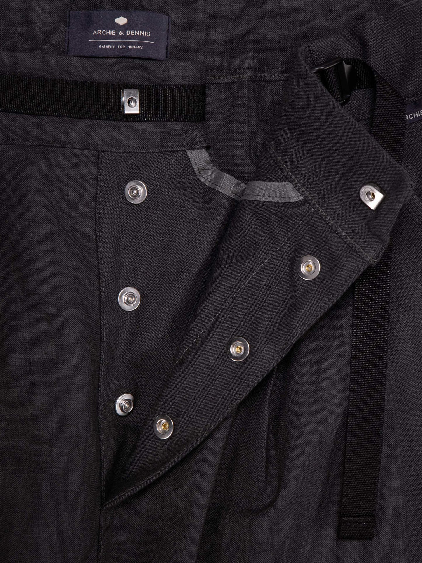 GREY HERRINGBONE PATTON PANTS 3.0 - HAVIE MNFCT.