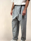 LIGHT GREY HERRINGBONE PATTON PANTS - HAVIE MNFCT.