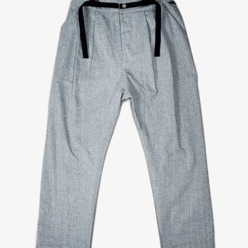 LIGHT GREY HERRINGBONE PATTON PANTS - HAVIE MNFCT.