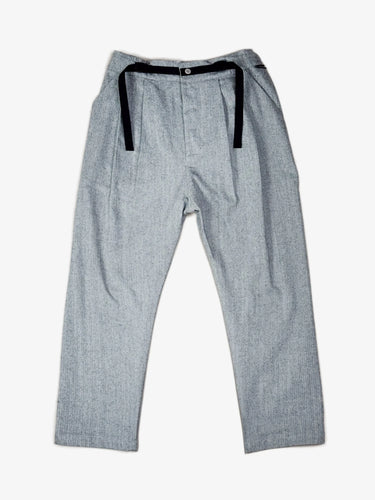 LIGHT GREY HERRINGBONE PATTON PANTS - HAVIE MNFCT.