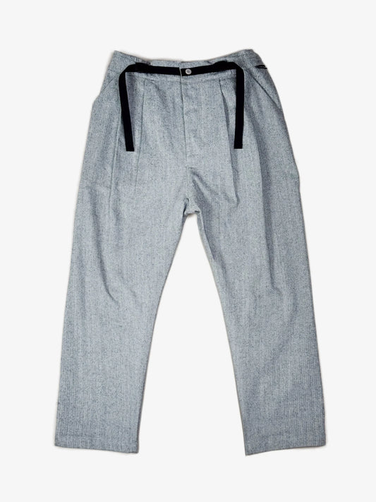 LIGHT GREY HERRINGBONE PATTON PANTS - HAVIE MNFCT.